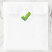 Autocollant vert (Sac)