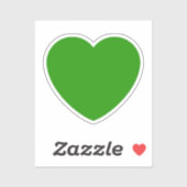 Autocollant vert anglais (Feuille)