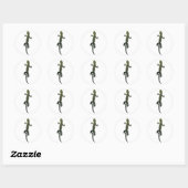 Autocollant vert Lizard Gradient (Feuille)