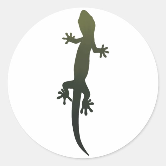 Autocollant vert Lizard Gradient (Devant)