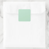 Autocollant vert menthe minimaliste (Sac)