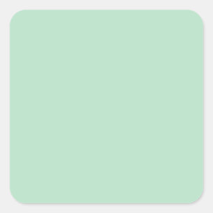 Autocollant vert menthe minimaliste