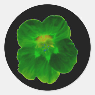 Autocollant vert Nasturtium