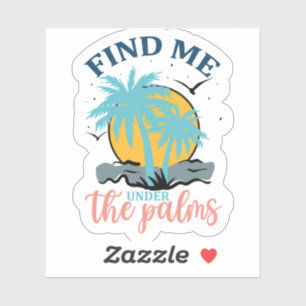 Autocollant Vibes d'été