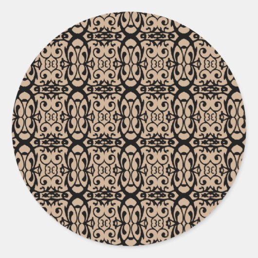 Autocollant Victorian Needlework Style (Devant)