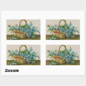 Autocollant victorien Forget-Me-Not Blossoms (Feuille)