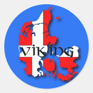 Autocollant viking danois