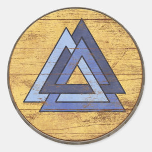 Autocollant Viking Shield - Noix de caille