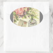 Autocollant vintage chic Paris (Sac)