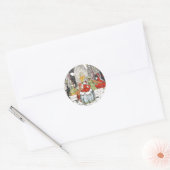 Autocollant Vintage Christmas Caroler (Enveloppe)