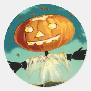 Autocollant vintage de Halloween