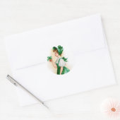 Autocollant vintage de la Saint Patrick (Enveloppe)