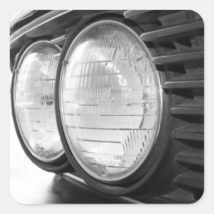 autocollant vintage de phares de BMW