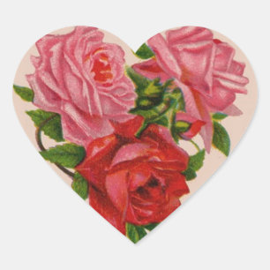 Autocollant vintage de vacances de Saint-Valentin