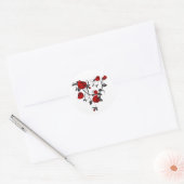 Autocollant vintage de vigne rouge (Enveloppe)