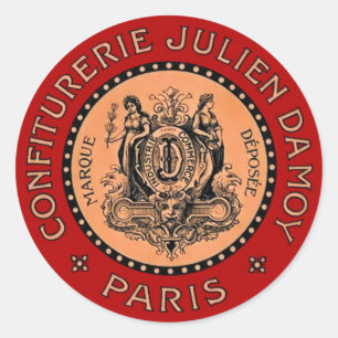 Autocollant vintage d'étiquette