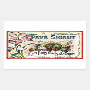 Autocollant vintage d'étiquette