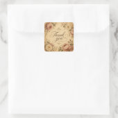 autocollant vintage merci (Sac)