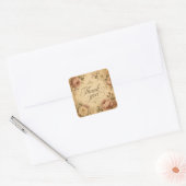 autocollant vintage merci (Enveloppe)