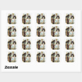 Autocollant vintage trois ours (Feuille)