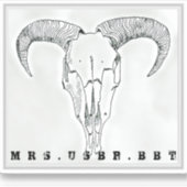 Autocollant Vinyl MARFA (Devant)