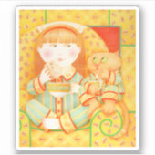 Autocollant vinyle 3" pour collation du coucher (Devant)