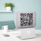 Autocollant vinyle à code QR US Spyder Ryders (Ordinateur portable sur le bureau)