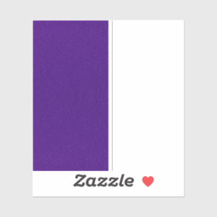 Autocollant vinyle bruit violet vertical – Personn