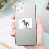 Autocollant vinyle Bullterrier (Téléphone)