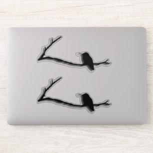 Autocollant vinyle - Colibri sur branche