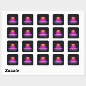 Autocollant vinyle de style holographique Digital (Feuille)