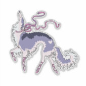 Autocollant vinyle découpé Ballet Borzoi (Devant)