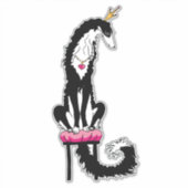 Autocollant vinyle découpé Borzoi marqué irlandais (Devant)