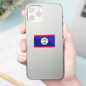 Autocollant vinyle découpé sur mesure du drapeau d (Téléphone)