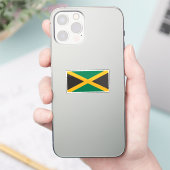 Autocollant vinyle découpé sur mesure du drapeau d (Téléphone)