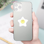 Autocollant vinyle d'œuf frit Kawaii Star (Téléphone)