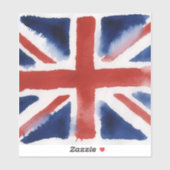 Autocollant vinyle drapeau Union Jack (Feuille)