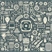 Autocollant vinyle esthétique technique créatif pe (Devant)