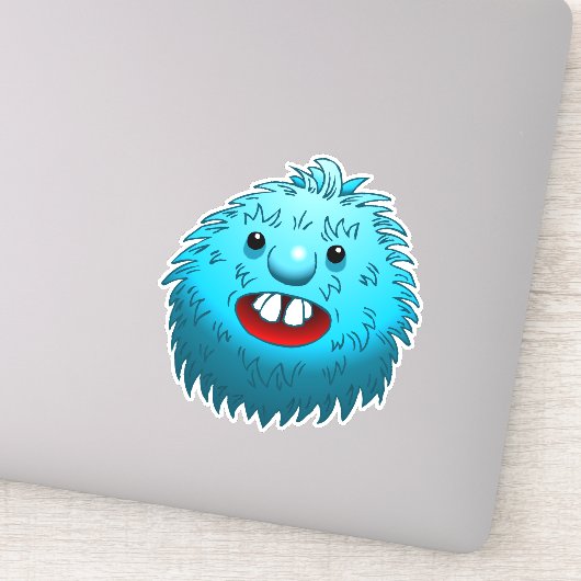 Autocollant vinyle Fluffy & Cute (Détail)