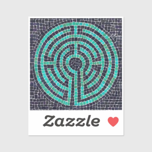 Autocollant vinyle LABYRINTH III 2x2 (Feuille)
