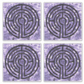 Autocollant vinyle LABYRINTH VI 14"x14" (4 petits) (Devant)