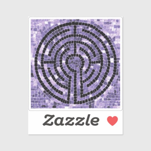 Autocollant vinyle LABYRINTH VI 2x2 (Feuille)