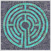 Autocollant vinyle LABYRINTHE III 6x6 (Devant)