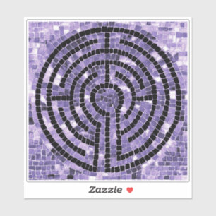 Autocollant vinyle LABYRINTHE VI 6x6