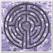 Autocollant vinyle LABYRINTHE VI 6x6 (Devant)