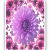 Autocollant vinyle Lavande Power – Violet apaisant (Recto)
