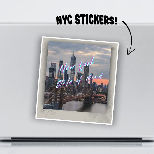 Autocollant vinyle New York State of Mind Aestheti