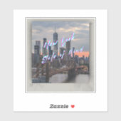 Autocollant vinyle New York State of Mind Aestheti (Feuille)