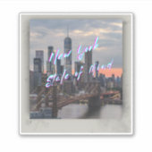 Autocollant vinyle New York State of Mind Aestheti (Devant)