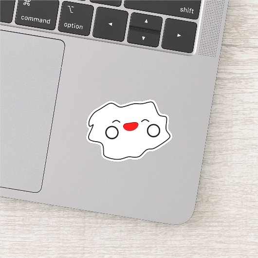 Autocollant vinyle nuage bébé Kawaii (Détail)